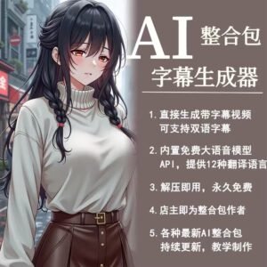 AI视频生成器&语音转文字多语种翻译&大模型API整合包