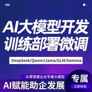 AI大模型微调部署&deepseek企业开发LLM训练项目